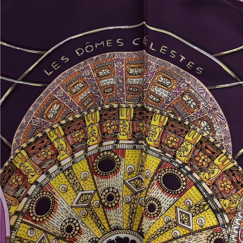 Hermes “Les Dômes Célestes” silk scarf - Picture 5 of 16